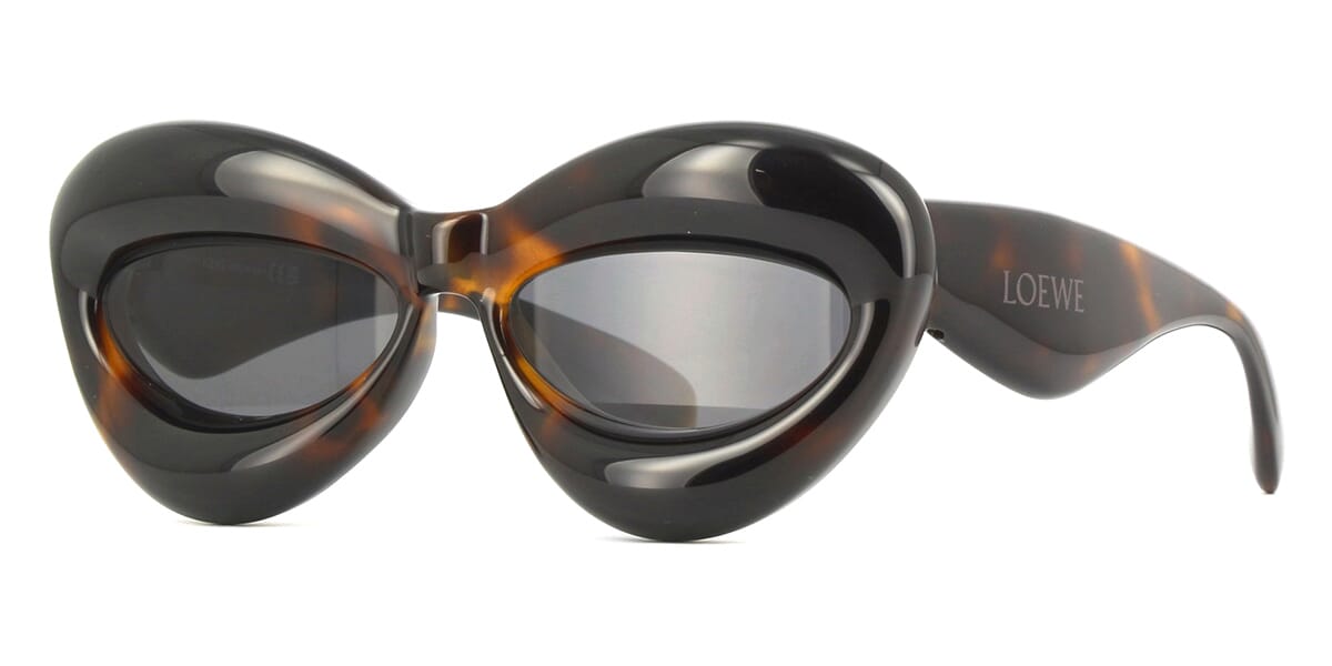 Loewe LW40097I 52A | Inflated Havana Cat Eye Sunglasses - US