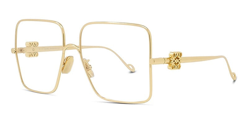 Loewe Gold Square Glasses