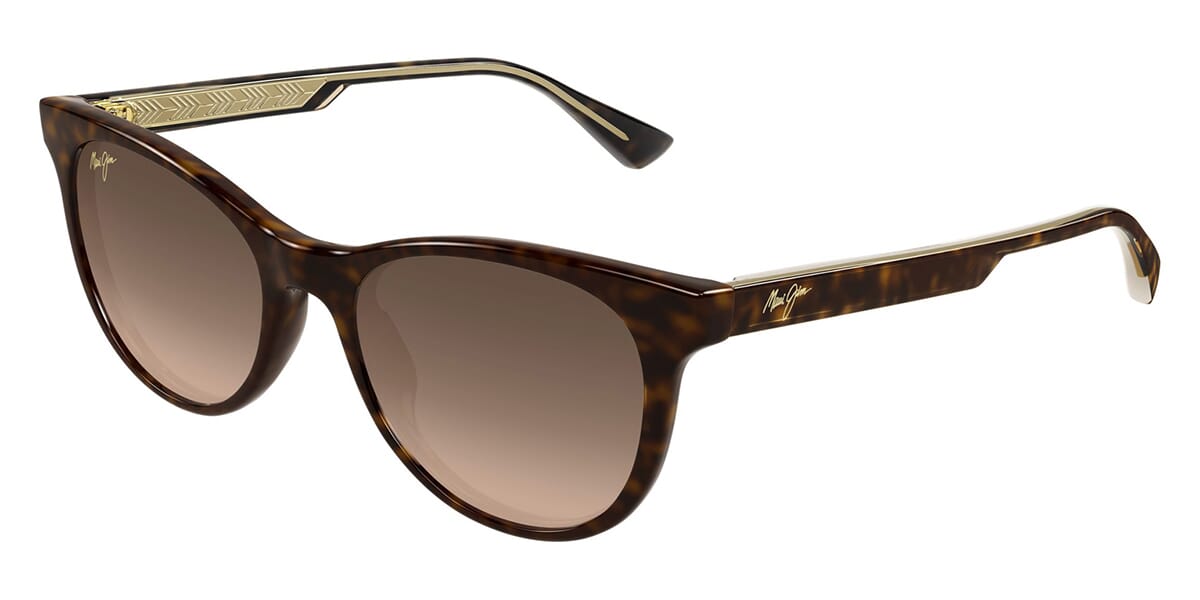 Maui Jim Women\'s Black and Brown Sunglasses Maui Jim Alahee H600-01 / MJ0600SA 002 Sunglasses - US main image 4