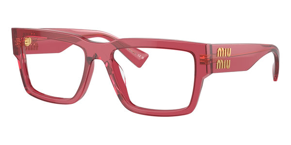 Miu Miu Purple and Orange Eye Glasses Ready For You To Put Your Lenses In. Miu Miu MU01XV VAU1O1 Honey Yellow Tortoise Eyeglasses  main image 2