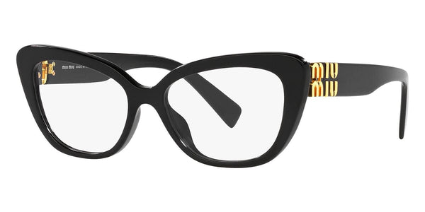 Miu Miu MU06TV-1AB1O1 Eyeglasses Black Cat-Eye Miu Miu MU06TV-1AB1O1-50 Eyeglasses 100 Authentic for sale  main image 3