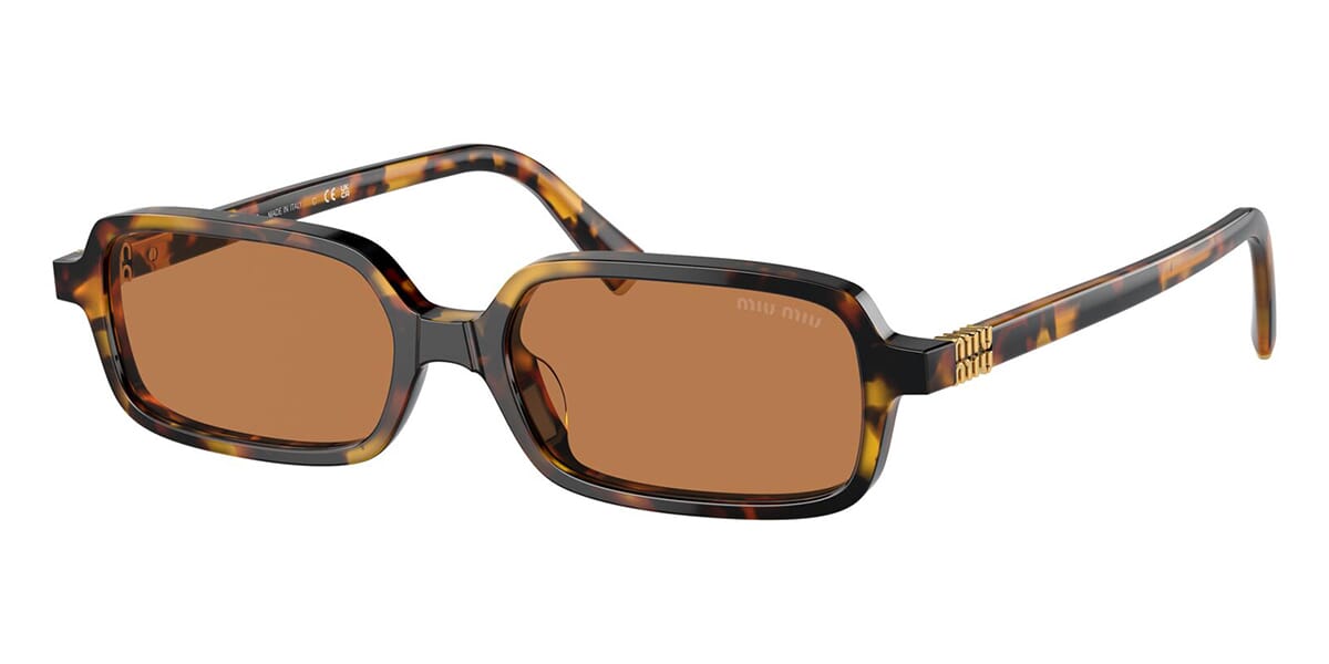 Miu Miu Regard Havana Sunglasses With Brown Lenses MU 11ZS