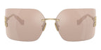 Miu Miu Rimless Runway MU 54YS ZVN20F Sunglasses