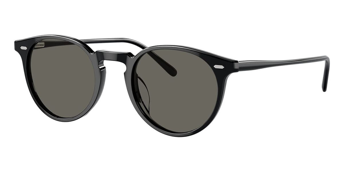 Oliver Peoples Occhiali da sole rettangolari Saurine - Grigio Oliver Peoples Occhiali da sole rettangolari Saurine - Grigio