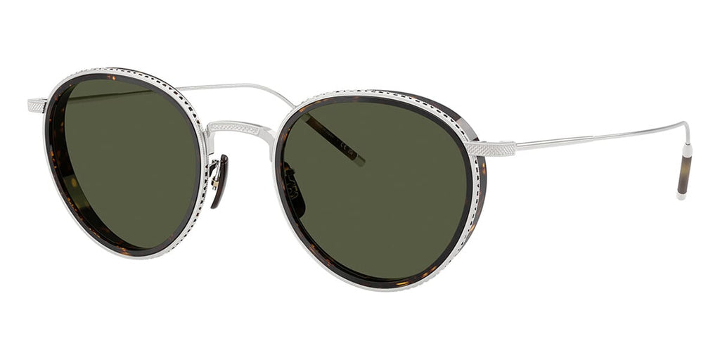 Oliver Peoples Tk-8 Sun OV1318ST 5276/52 18K White Gold Plated Sunglasses