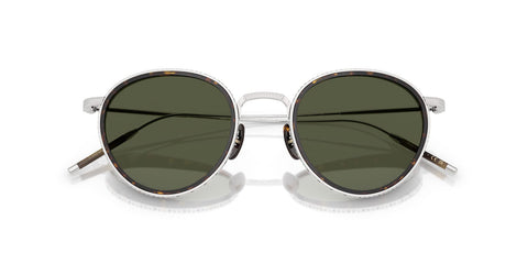 Oliver Peoples Tk-8 Sun OV1318ST 5276/52 18K White Gold Plated Sunglasses