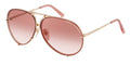 Porsche Design 8478 F Rose Gold with Coral Gradient Lenses