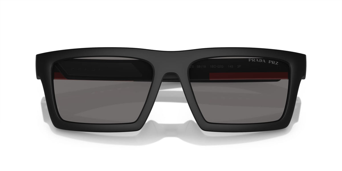 Prada Linea Rossa PS 02ZSU 1BO02G Polarised Sunglasses
