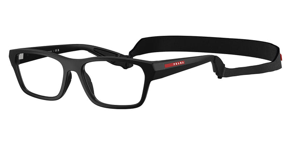 Prada Linea Rossa VPS 03R 1BO1O1 with Detachable Strap Glasses - US