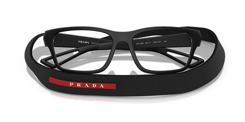 Prada Linea Rossa VPS 03R 1BO1O1 with Detachable Strap Glasses