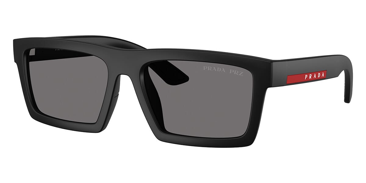 prada goggle sunglasses Prada Linea Rossa SPS A07 1BO02G Polarised Sunglasses