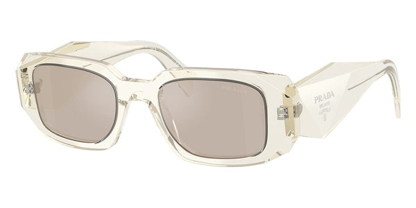 PRADA ラウンドサングラス Prada Eyewear ラウンドフレーム サングラス | ゴールドトーン
