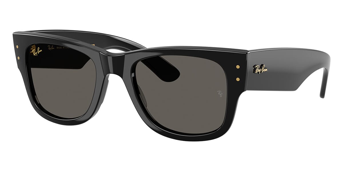 超美品 Ray-Ban Wayfarer サングラス ブラック Ray-Ban Mega Wayfarer RB 0840S 6826/J5 Sunglasses - US