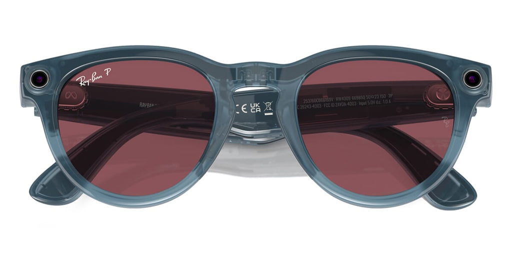 Ray-Ban Meta Headliner RW4009 6698/5Q Polarised Smart Glasses ...