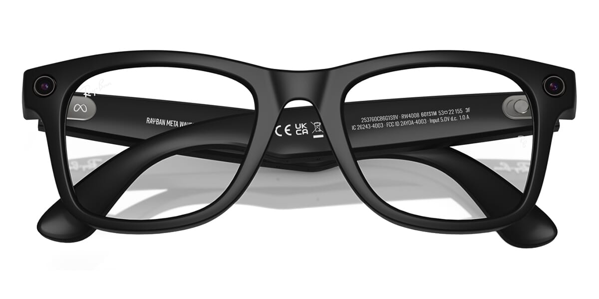 Ray-Ban Meta Wayfarer RW4008 601S/1M Photochromic Smart Glasses Sunglasses