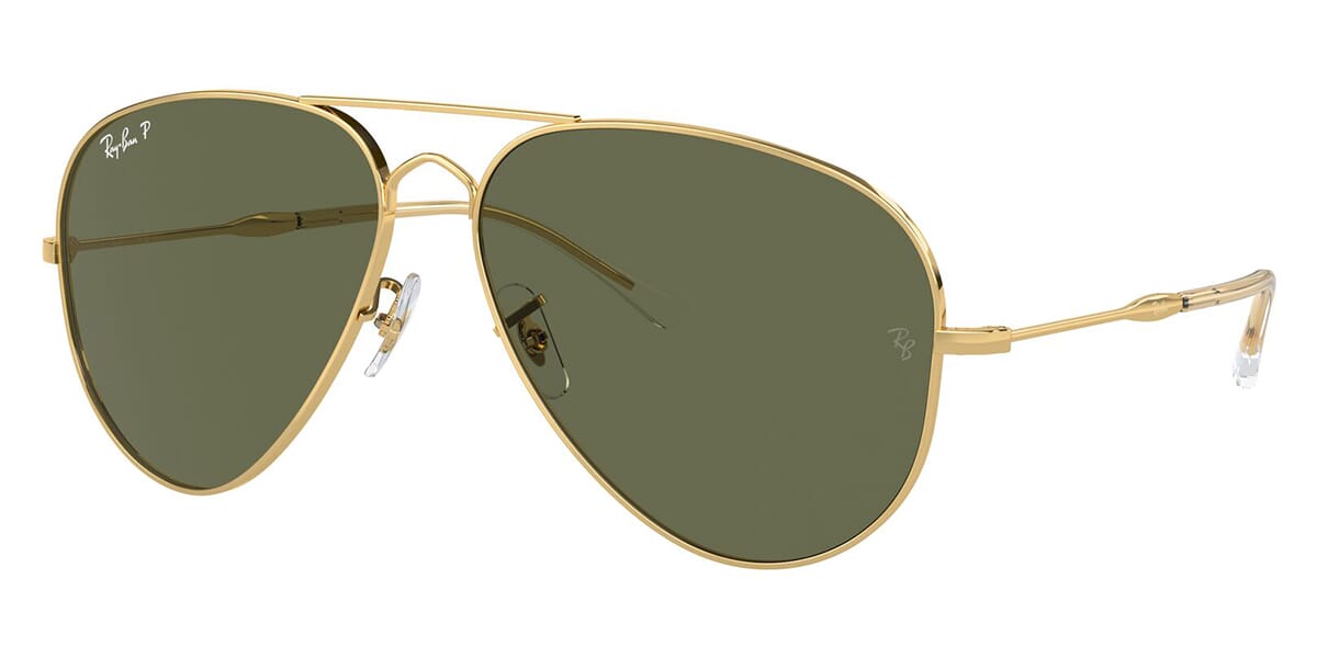 Ray-Ban Old Aviator RB 3825 001/58 Polarised Sunglasses