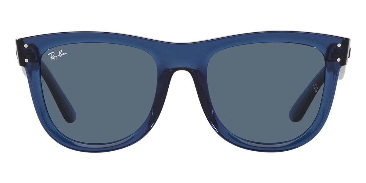 Ray-Ban RB4547 Boyfriend Two - Wayfarer Blue Frame Prescription Sunglasses  | Eyebuydirect