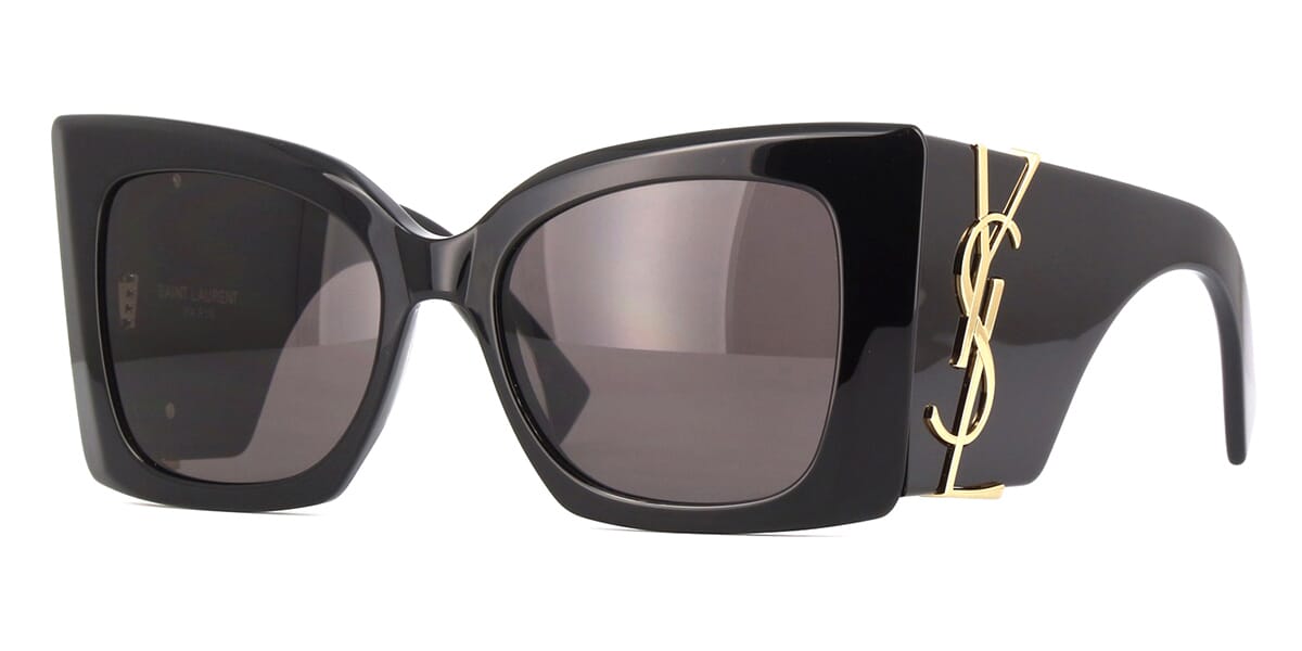Saint Laurent Blaze SL M119 001 Oversized Black Sunglasses US