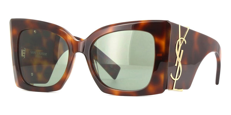 Saint Laurent Blaze SL M119 002 Oversized Havana Sunglasses - US