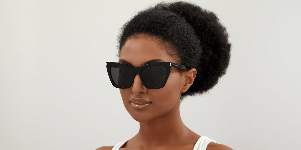 Saint Laurent SL 214 Kate Thin 001 Sunglasses - US Saint Laurent SL 214 Kate Thin 001 Sunglasses - US