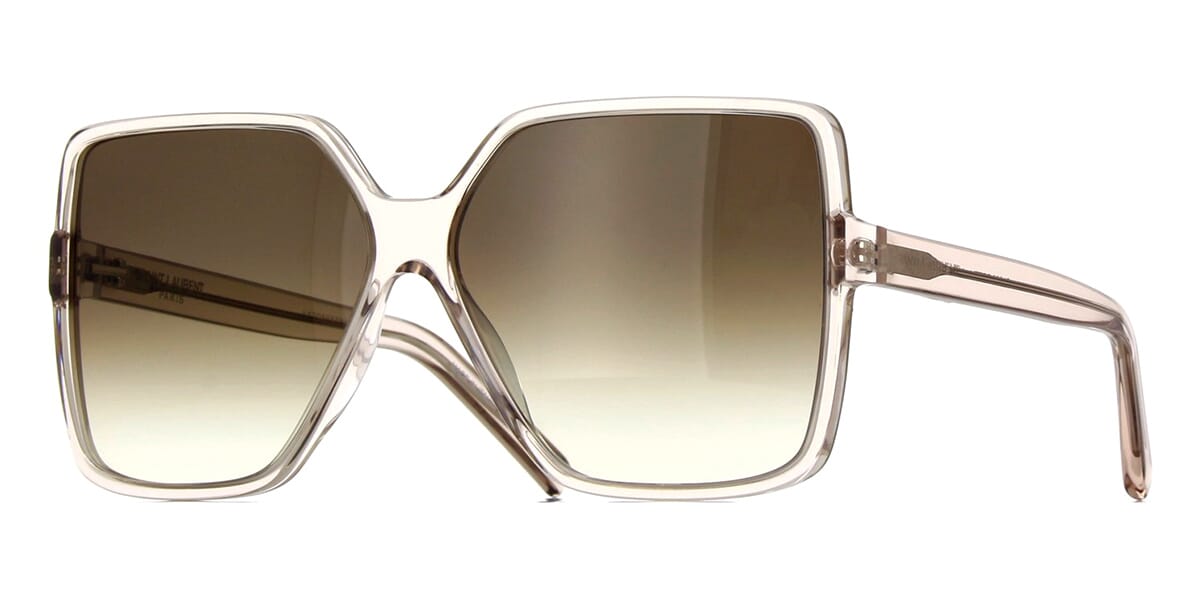 SAINT LAURENT SL 232 Betty 001 Square Rectangle Women's 63 mm Sunglasses  889652138718 | eBay