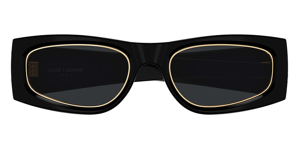SAINT LAURENT 黒縁メガネ SL 139/F SLIM 001 saint-laurent-sl-m140-rim-001-