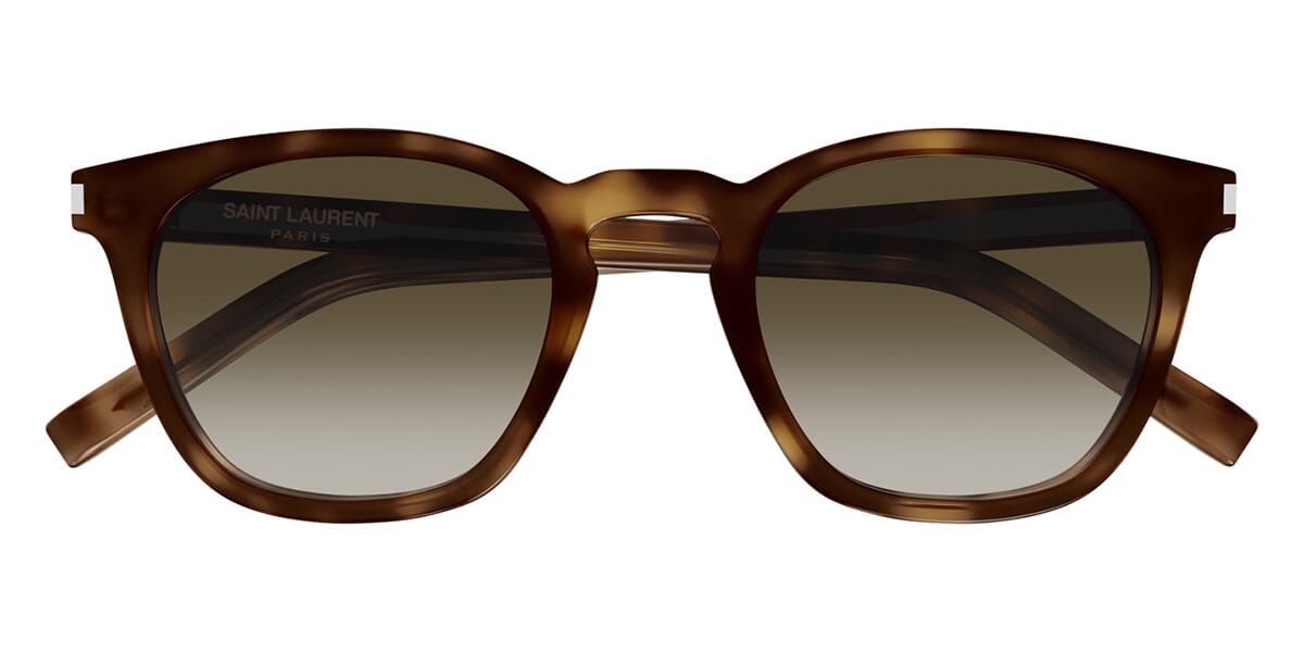 Saint Laurent SL 28 Slim 006 Beige Sunglasses | eBay