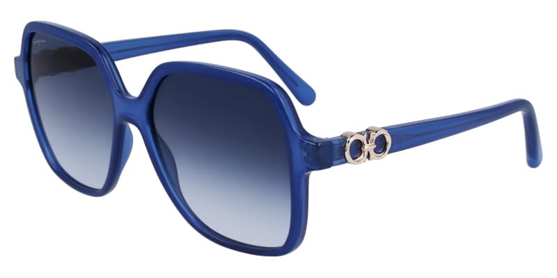 Salvatore ferragamo blue store sunglasses