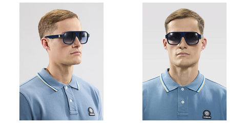 Sandbanks Vegas Navy Sunglasses