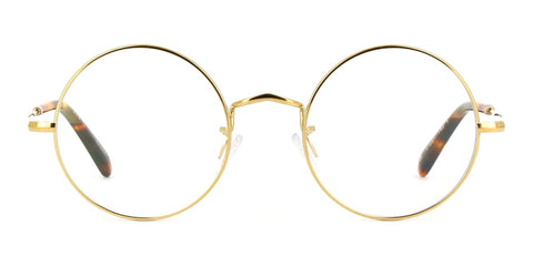 Savile Row 18kt Round Gold Glasses