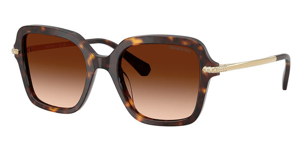 Swarovski Brown Gradient Cat-Eye Sunglasses with Crystal Accents Sunglasses, Cat-eye shape, SK6018, Brown | Swarovski main image 3