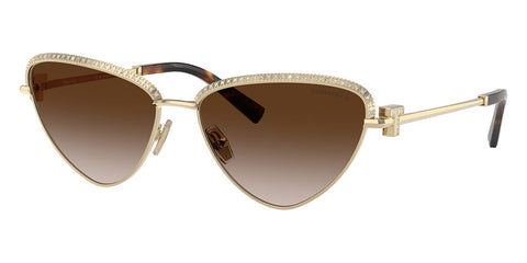 Tiffany & Co TF3107KB 6212/3B Gold Plated Sunglasses