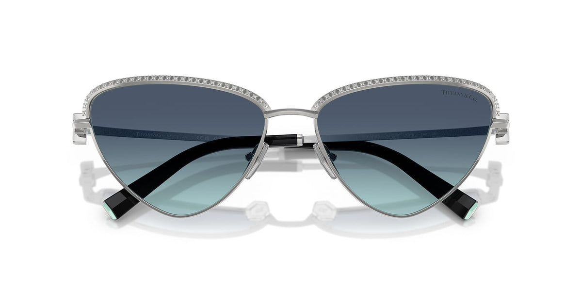 Tiffany & Co TF3107KB 6213/9S Gold Plated Sunglasses