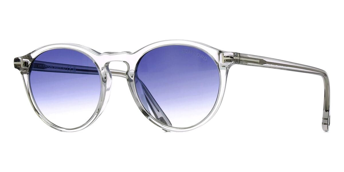 TOM FORD◆Trendy Cat Eye Grey crystal Sunglasses Tom Ford Aurele TF904 20W Sunglasses - US