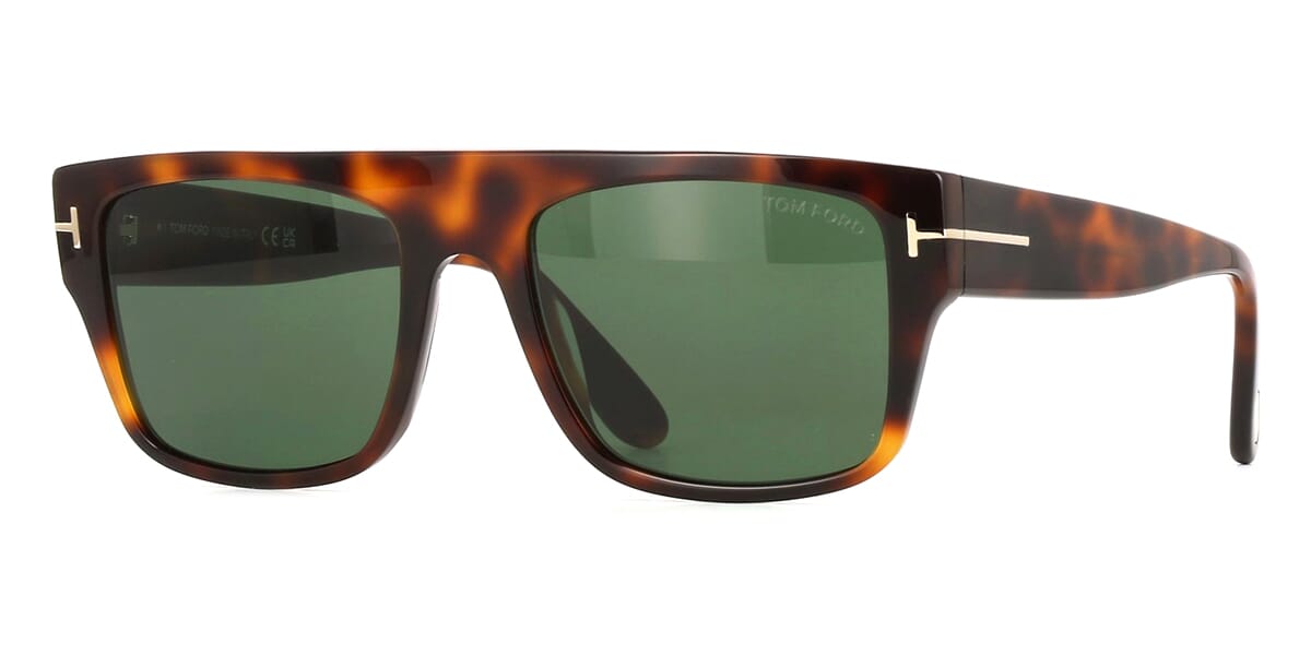 TOM FORD - FT0906 Buckley-02 /53N - blonde havana / green - la boutique eyewear TOM FORD - FT0906 Buckley-02 /53N - blonde havana / green - la boutique eyewear