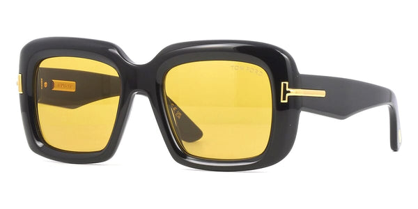 TOM FORD TF11 Ryan サングラス ブラック ゴールド Tロゴ tom-ford-icon-collection-