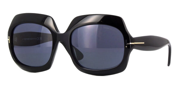 TOM FORD Ren TF1155 Black sunglasses Tom Ford TF1155 Ren Shiny Black Prescription Sunglasses main image 3
