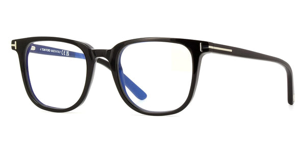 Tom Ford TF5916-B 001 Blue Control with Magnetic Clip On Glasses - US