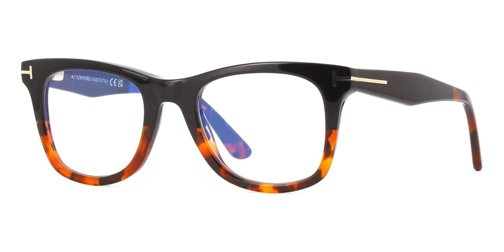 Tom Ford TF5970-B 005 Blue Control with Magnetic Clip On Glasses