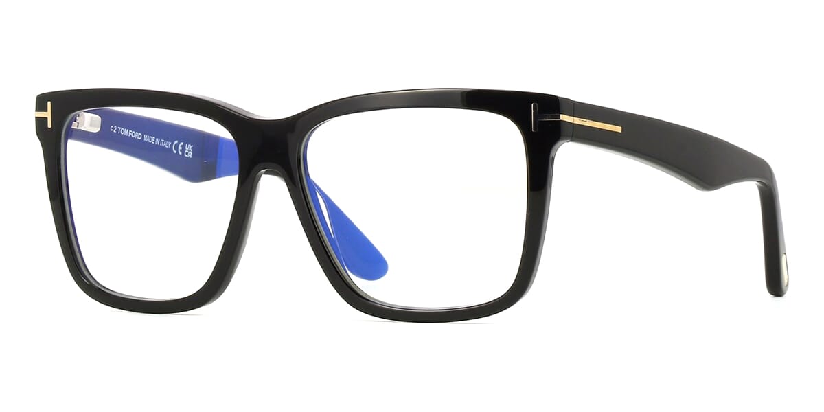 Tom Ford TF6069-B 001 Blue Control with Magnetic Clip On Glasses