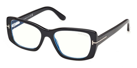 Tom Ford TF6176-B 001 with Magnetic Clip On Glasses