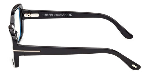 Tom Ford TF6176-B 001 with Magnetic Clip On Glasses
