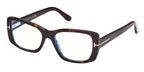 Tom Ford TF6176-B 052 with Magnetic Clip On Glasses