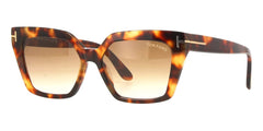 Tom Ford Sunglasses WINONA TF1030 01Z Black Cat Eye Brown Gradient Lens 53mm tom-ford-winona-tf1030-01z-hd-  main image 3