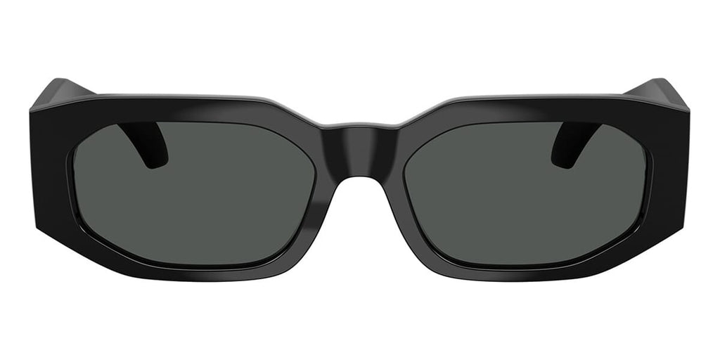 Versace Women Sunglasses Black Grey Rectangle VE4489U GB1/87 NEW AUTHENTIC Versace 4489U GB1/87 Sunglasses - US main image 4
