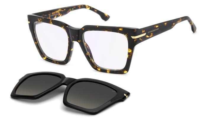 Victoria Beckham VB7009/C 086LB with Magnetic Clip on Polarised