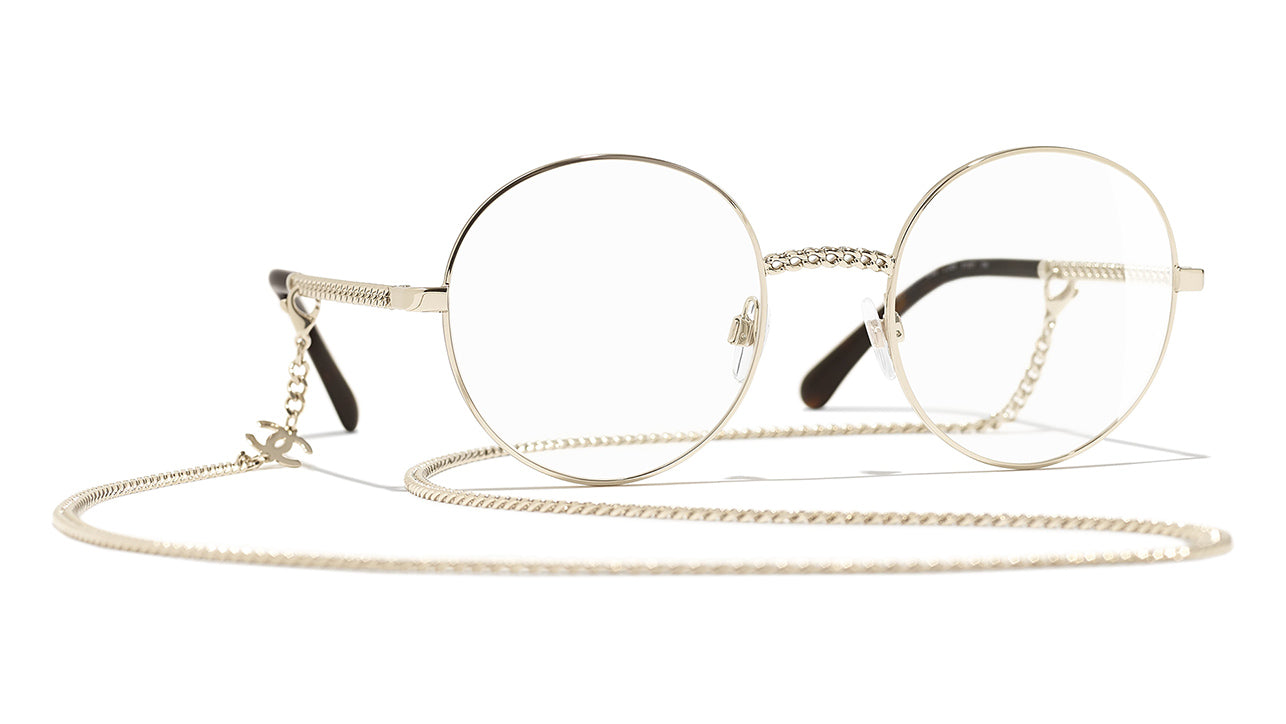 Chanel 2205Q C395 Butterfly Eyeglasses 54mm Gold for Sale in New