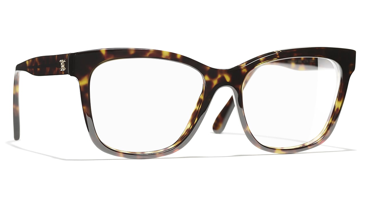 CHANEL Eyeglass Frames 3273 c. 714 Tortoise Women Glasses Clear Translucent  $599