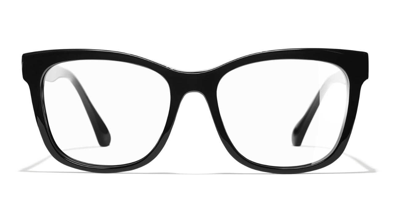Chanel CH3392 C501 Black & Beige Glasses, Buy Online