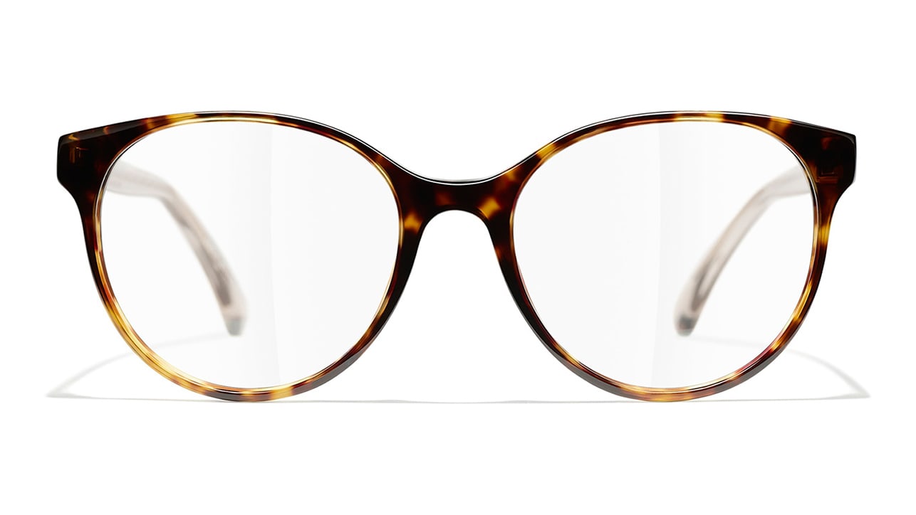 chanel glasses brown